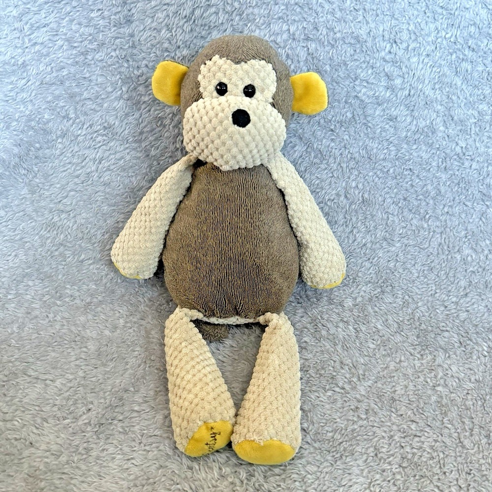 Scentsy Buddy Monkey Plush 15" Stuffed Animal Brown & Tan Textured Retired
